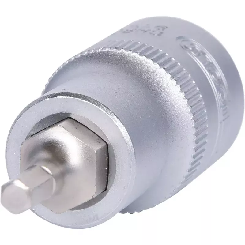 KS Tools 911.1304 bussola per inserti 1/2 pollice, esagonale, corta, 4 mm