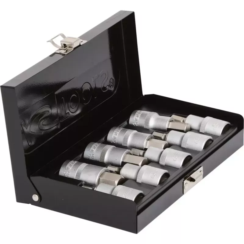 Set di bussole KS Tools 911.1321 attacco 1/2 pollice metrico diametro 2,2 cm