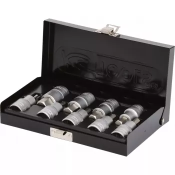 Set di bussole KS Tools 911.1321 attacco 1/2 pollice metrico diametro 2,2 cm