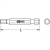 Punta per cacciavite KS Tools 911.7560 Hex 3 mm lunghezza 75 mm