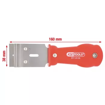 Raschietto manuale KS Tools 911.8126 lunghezza 160 mm peso 90 g