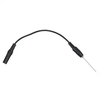 KS Tools 150.1673 Adattatore da presa 4 mm a puntale di test ad ago, nero