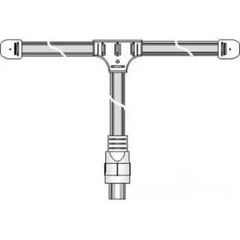 Antenna TV dipolo FM dual-antenna e+p