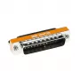 Adattatore null modem D-Sub ACT 25 poli maschio su 25 poli femmina