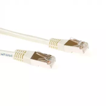 ACT avorio 20 metri cavo patch F/UTP CAT5E con connettori RJ45