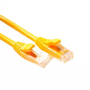 ACT giallo 5 metri cavo patch U/UTP CAT6 a livello componenti con connettori RJ45