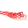 ACT rosso 20 metri cavo patch U/UTP CAT6 senza fermo con connettori RJ45