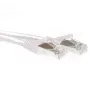 ACT bianco 0,5 metri cavo patch SFTP CAT6A senza fermo con connettori RJ45