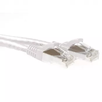 ACT bianco 25 metri cavo patch SFTP CAT6A senza fermo con connettori RJ45