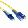 ACT 7 metri LSZH Singlemode 9/125 OS2 Duplex cavo patch in fibra ottica con connettori LC e SC
