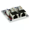 Presa di connessione ACT FA7004 a parete schermata, 2 porte CAT6A