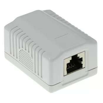 Custodia schermata ACT FA7005 a parete — 1 porta, Cat6A