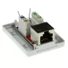 Custodia schermata ACT FA7005 a parete — 1 porta, Cat6A