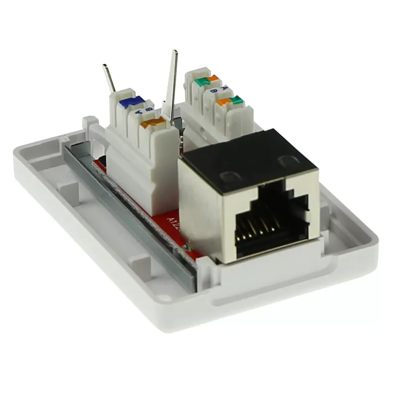 Custodia schermata ACT FA7005 a parete — 1 porta, Cat6A