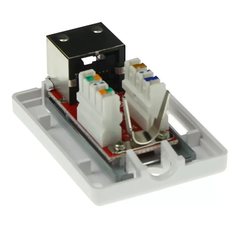 Custodia schermata ACT FA7005 a parete — 1 porta, Cat6A