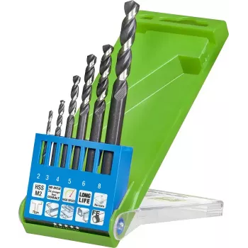 Set di punte da trapano KWB 258806 6 pezzi rotazione destra