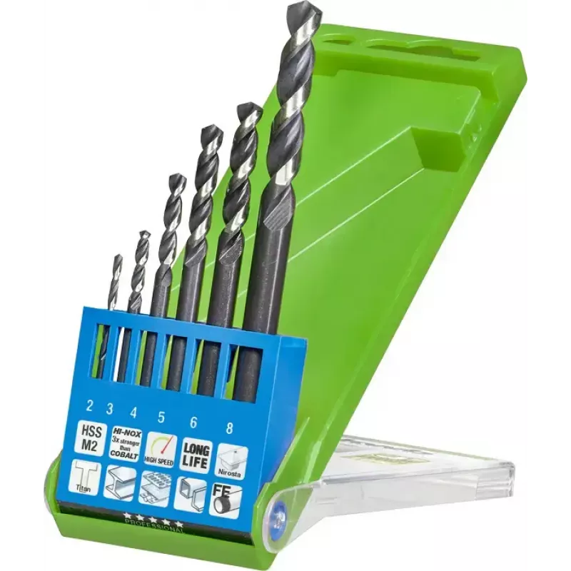 Set di punte da trapano KWB 258806 6 pezzi rotazione destra