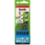 Set di punte da trapano KWB 258806 6 pezzi rotazione destra
