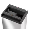 Pattumiera rettangolare a coperchio basculante L Hailo Big-Box