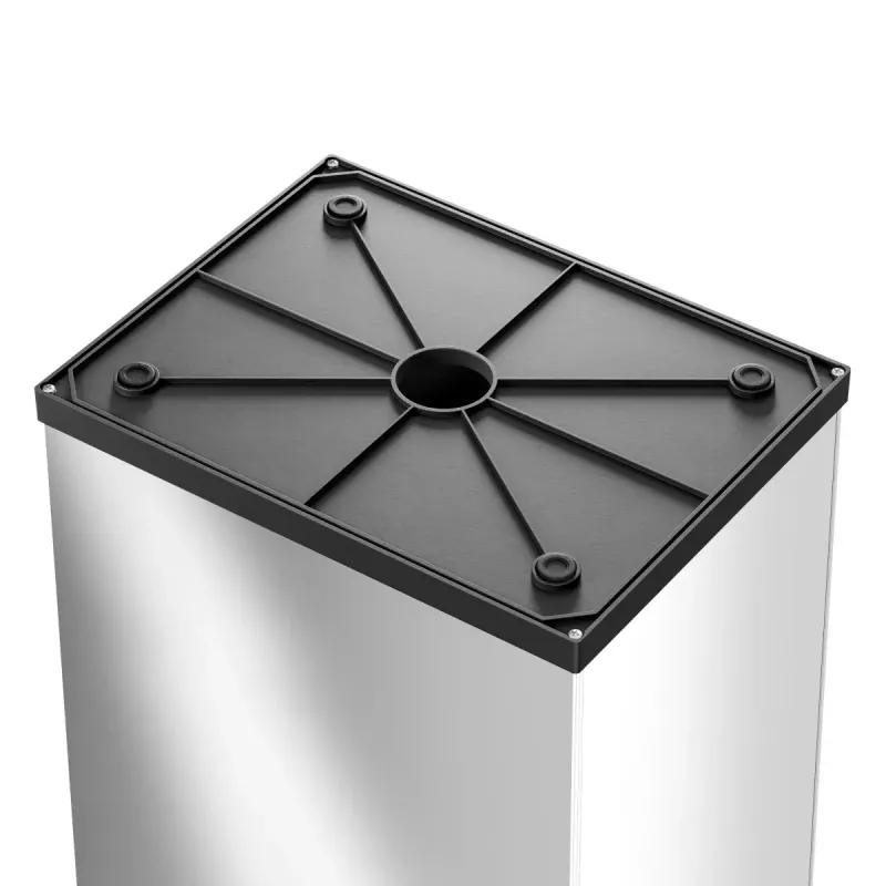 Pattumiera rettangolare a coperchio basculante L Hailo Big-Box