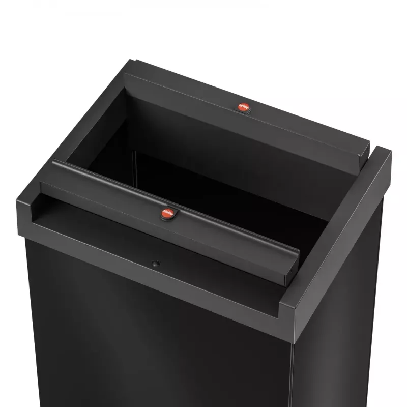 Pattumiera rettangolare in acciaio Hailo Big-Box Swing L