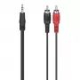 Cavo audio Hama 00305031 1,5 m jack 3,5 mm RCA nero