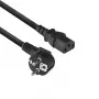 Cavo di alimentazione ACT Powercord spina CEE 7/7 (angolare) - C13 nero 2 m