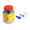 DeLOCK scarico di trazione per connettori RJ45 tagliabile set 50 pezzi colorato