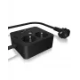 ICY BOX IB-MPS2220B-CH prolunga elettrica 1,9 m 2 prese AC per interni nero