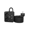 ICY BOX IB-MPS2220B-CH prolunga elettrica 1,9 m 2 prese AC per interni nero