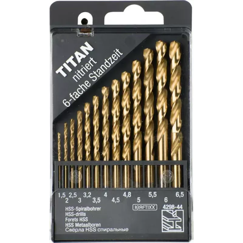 Set punte KWB 429844 13 pezzi misure 1,5-6,5