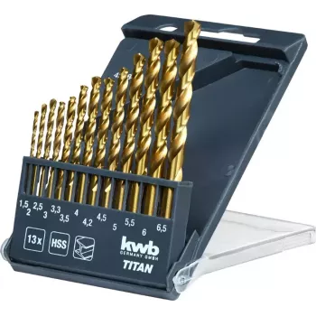 Set punte KWB 429844 13 pezzi misure 1,5-6,5
