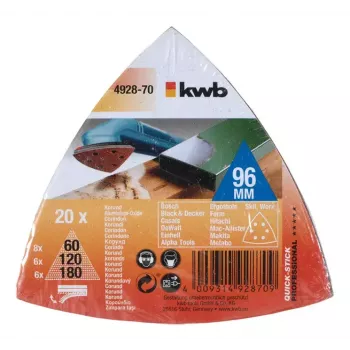 Disco abrasivo KWB 492870 20 pezzi