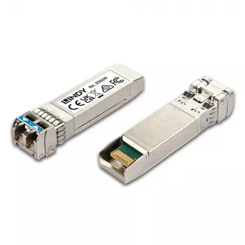 Lindy 10GBase-LR/LW SFP+ LC modulo - monomodale, fibra ottica, 10000 Mbit/s, SFP+, LC, LR, LW, 10000 m