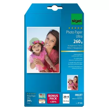 Carta fotografica lucida Sigel IP606