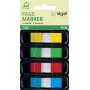 Segnalibri Sigel HN495 segnalibro flessibile blu verde rosso giallo