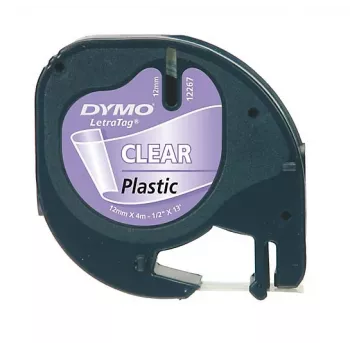 Nastro per etichettatura DYMO 12mm LetraTAG in plastica