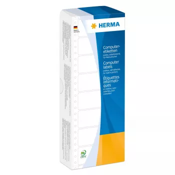 Etichetta adesiva per stampante HERMA etichette per computer continue 101,6 x 48,4 mm 1 fila