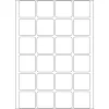 Etichette multiuso HERMA 24x24 mm bianco carta opaca 768 pezzi