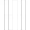 Etichette multiuso HERMA 20x75 mm bianco carta opaca scrittura a mano