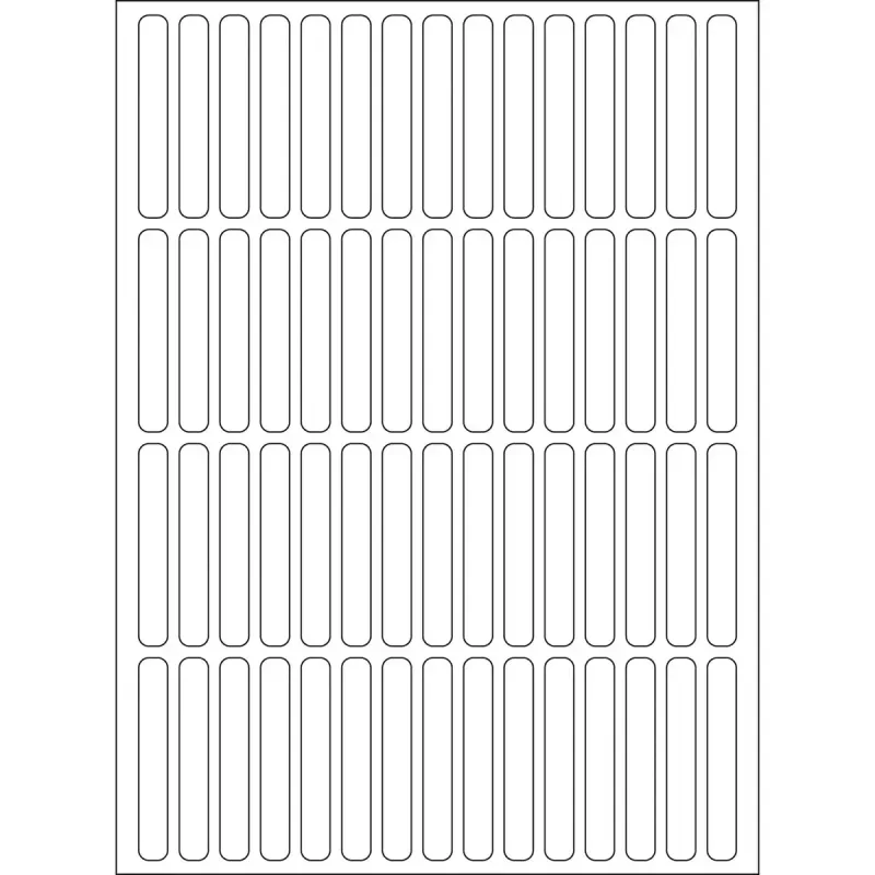 Etichette multiuso HERMA 5x35 mm bianco carta opaca 1920 pz.