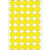 Etichette multiuso HERMA 1280 pezzi rotondo giallo 19 mm
