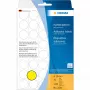 Etichette multiuso HERMA 1280 pezzi rotondo giallo 19 mm