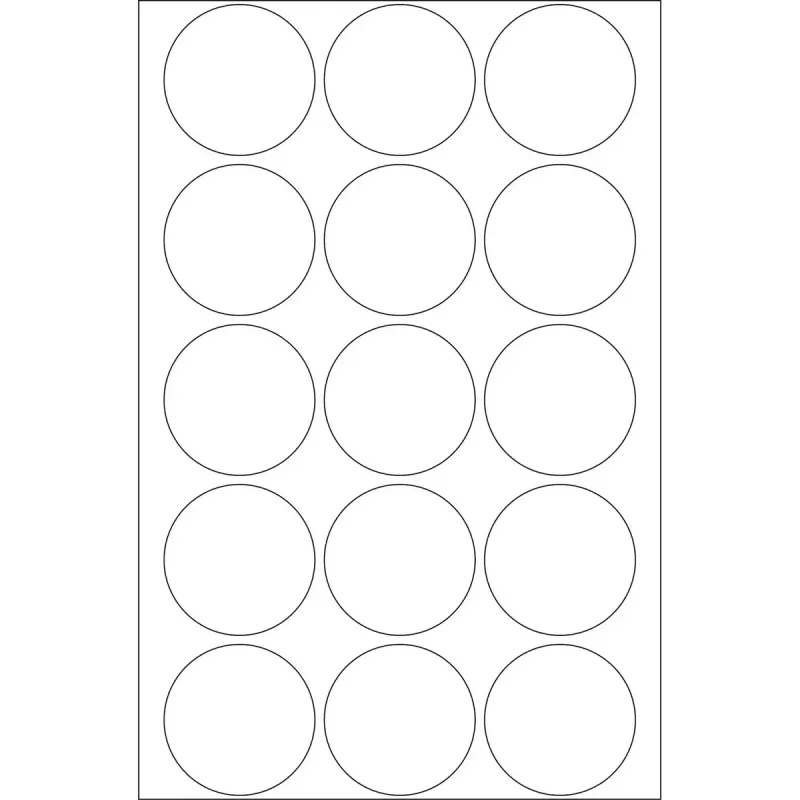 Etichette multiuso HERMA 480 pezzi Ø 32 mm rotondo carta bianca