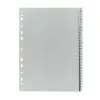Indice a linguette Herlitz 10843712 grigio