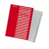 Indice a linguette Herlitz 10901718 grigio