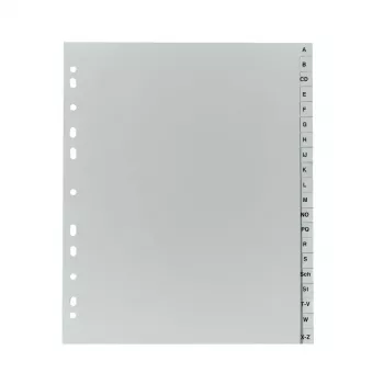 Indice a linguette Herlitz 10901718 grigio