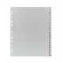 Indice a linguette Herlitz 10901718 grigio