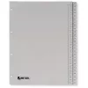 Rexel 721308 divisori in PP, numerici 1-52, A4, 52 pezzi, 0,11 mm, grigi