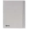 Rexel 721308 divisori in PP, numerici 1-52, A4, 52 pezzi, 0,11 mm, grigi